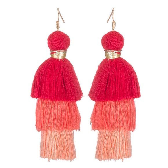 REVITALIZED Jewelry - revitalized 》Fringe Tassel Earrings